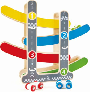 Hape Early Explorer Ξύλινο Fast Flip Racetrack (E0438A)