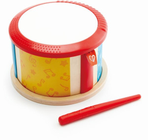 Hape Early Melodies Ξύλινο Τύμπανο Double-Sided Drum (E0608)