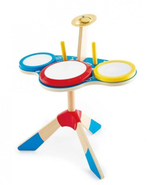 Hape Early Melodies Ξύλινα Drums Set Rock & Rhythm Band (E0613)