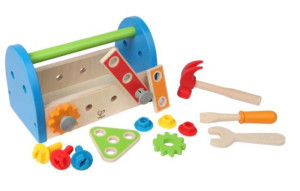 Hape Early Explorer Ξύλινο Κασελάκι Εργαλείων Fix It Tool Box (E3001)