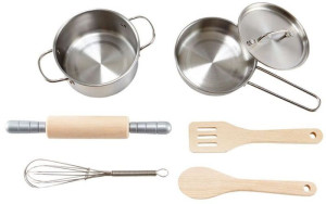 Hape Playfully Delicious Ξύλινα Κουζινικά Chef's Cooking Set (E3137)