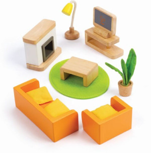 Hape Happy Family Ξύλινο Σαλόνι (E3452Α)