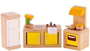 Hape Happy Family Ξύλινη Κουζίνα (E3453A)