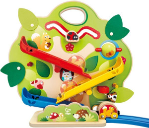 Hape Railway Ξύλινο Nutty Squirrel Toddler Τρενάκι Set (E3821A)