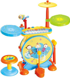 BW Αρμόνιο & Drum Set With Microphone B/O (1402-Y)