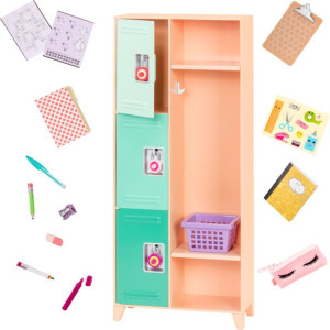 Our Generation Deluxe Σετ School Locker (BD37913Z)
