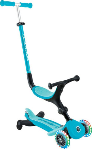 Globber Scooter Foldable Go.Up Active Lights 360 Aqua (749-300)