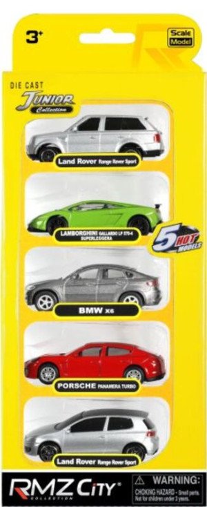 UF RMZ City-D/C Αυτοκίνητα Σετ Collection 5Τμχ 3'' (344100S-5G-B)