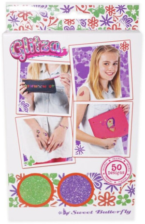 Glitza Tattoo Sweet Butterfly-50 Σχέδια (7613)