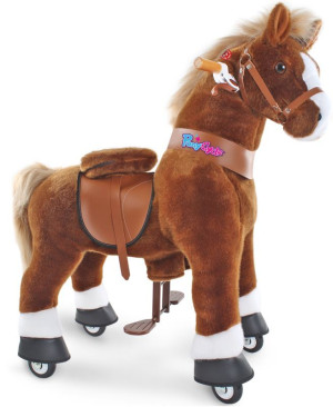 PonyCycle Ride On Αλογάκι Καφέ M (UX424)