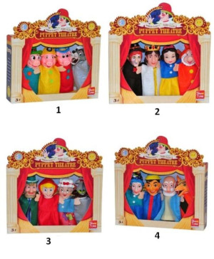 YW Κούκλες Κουκλοθεάτρου Finger Puppet 4Τμχ-4 Σχέδια (7315-2/9/10/13)