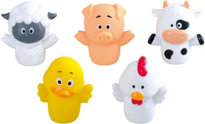 Playgo Ζωάκια Happy Finger Puppets - 2 Σχέδια (1880)