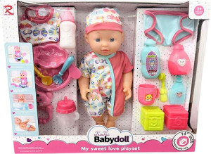 BW Σετ Μωρό 12'' Baby Doll & Αξεσουάρ (6801)
