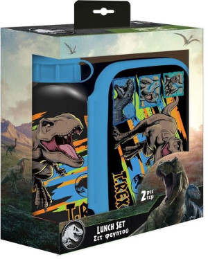 Jurassic Φαγητοδοχείο-Παγούρι Αλουμινένιο Σετ (000570977)
