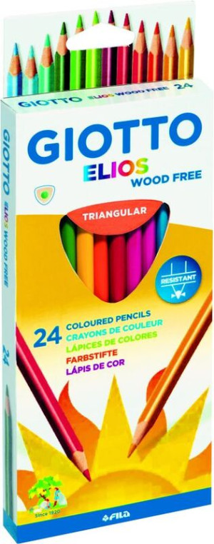 Giotto Ξυλομπογιές Elios Tri 24Τμχ (0275900)