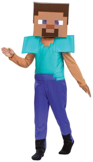 Disguise Minecraft Steve Στολή Small (144469L)