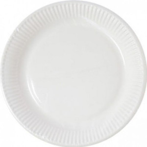 Πιάτα Eco Λευκά Compostable 23εκ - 10Τμχ (90640)
