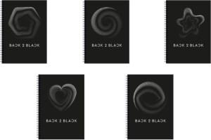 Τετράδιο Back 2 Black Σπιράλ Α4 4 Θέσεων 120 Φύλλων-5 Σχέδια-1Τμχ (32092)