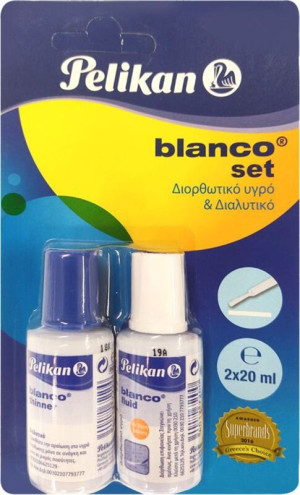 Pelikan Blanco Διορθωτικό Σετ & Διαλυτικό (11093120)