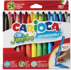 Carioca 24 Μαρκαδόροι Jumbo (40570)