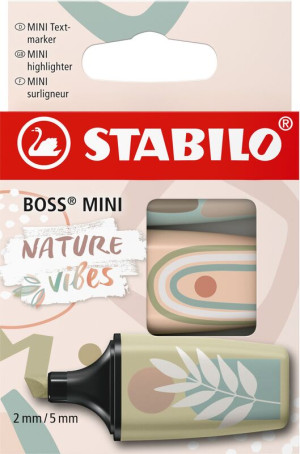 Stabilo Μαρκαδόροι Υπογράμμισης Boss Mini 3Τμχ-2 Σχέδια (01007357)