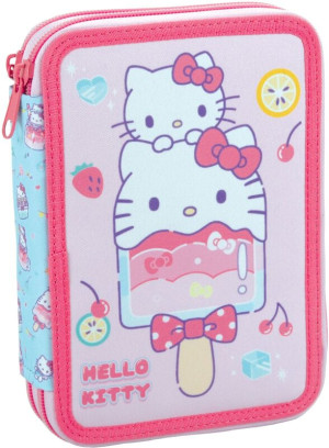 Hello Kitty Cupcake 26 Κασετίνα Διπλή (335-77100)