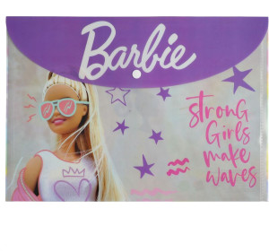 Barbie Φάκελος Κουμπί Α4 PP-1Τμχ (349-84580)