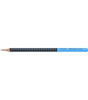 Faber Castell Μολύβι Grip Δίχρωμο Μαύρο-Μπλε HB (12310477)