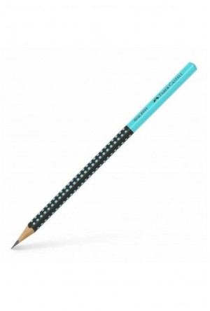 Faber Castell Μολύβι Grip Δίχρωμο Μαύρο-Τιρκουάζ HB (12310479)