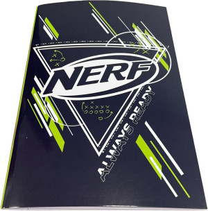 Nerf Τετράδιο 17x25 40 Φύλλων-1Τμχ (336-36400)