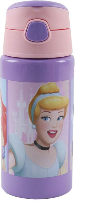 Gim Παγούρι Flip Αλουμινίου Princess 500ml-2 Σχέδια (551-44248)