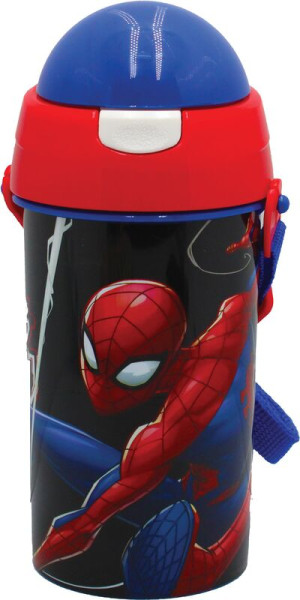 GIM Παγούρι PP Spiderman 500ml-2 Σχέδια (557-02209)