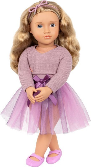Our Generation Κούκλα Savannah With Two-Tone Purple Ballet Tutu (BD31316Z)