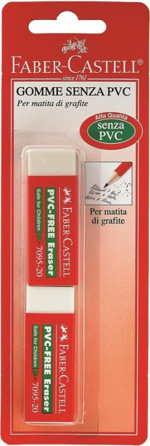 Faber Castell Γόμες 2Τμχ 7095-20 (12307174)
