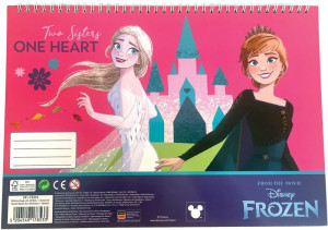 Frozen Μπλοκ Ζωγραφικής Α4+Stickers (341-73416)