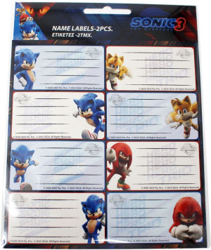 GIM Ετικέτα 2Τμχ Sonic (775-40346)
