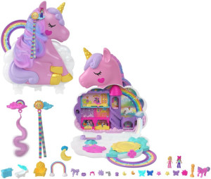 Polly Pocket Polly Μίνι-Σαλόνι Ομορφιάς Μονόκερος (HKV51)