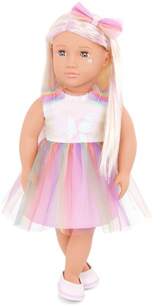 Our Generation Κούκλα Iris With Unicorn Outfit (BD31503Z)