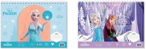 Frozen II Μπλοκ Ζωγραφικής 23X33 40 Φύλλων Με Στένσι-2 Σχέδια-1Τμχ (000565859)