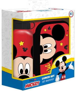 Mickey Φαγητοδοχείο-Παγούρι Αλουμινίου Σετ-2 Σχέδια (000564930)