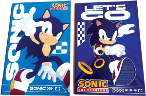 Sonic Τετράδιο 17x25-2 Σχέδια-1Τμχ (334-89400)