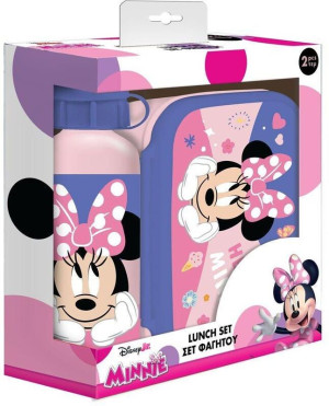 Minnie Φαγητοδοχείο-Παγούρι Αλουμινίου Σετ (000564931)