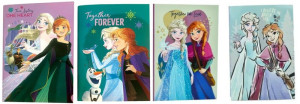 Frozen Τετράδιο 17x25-4 Σχέδια-1Τμχ (341-73400)