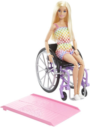 Barbie Fashionista Με Αναπηρικό Αμαξίδιο (HJT13)