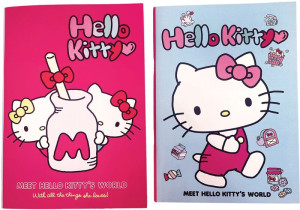 Hello Kitty Τετράδιο 17x25-2 Σχέδια-1Τμχ (335-76400)