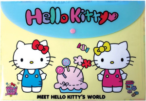 Hello Kitty Φάκελος Κουμπί Α4 PP-1Τμχ (335-76580)