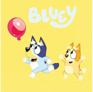 Χαρτοπετσέτες 33X33 Bluey 20Τμχ (M9915379)