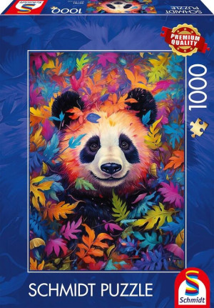 Παζλ Standard 1000-Panda In A Rainbow Coloured Forest (59781)
