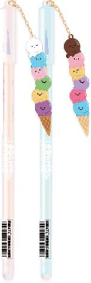 Metron Στυλό Gel 0.7mm Ice Cream Μπλε-2 Σχέδια-1Τμχ (243.092431)
