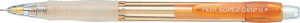 Pilot Μηχανικό Μολύβι Super Grip Neon Πορτοκαλί 0.7mm (H-187N.O)